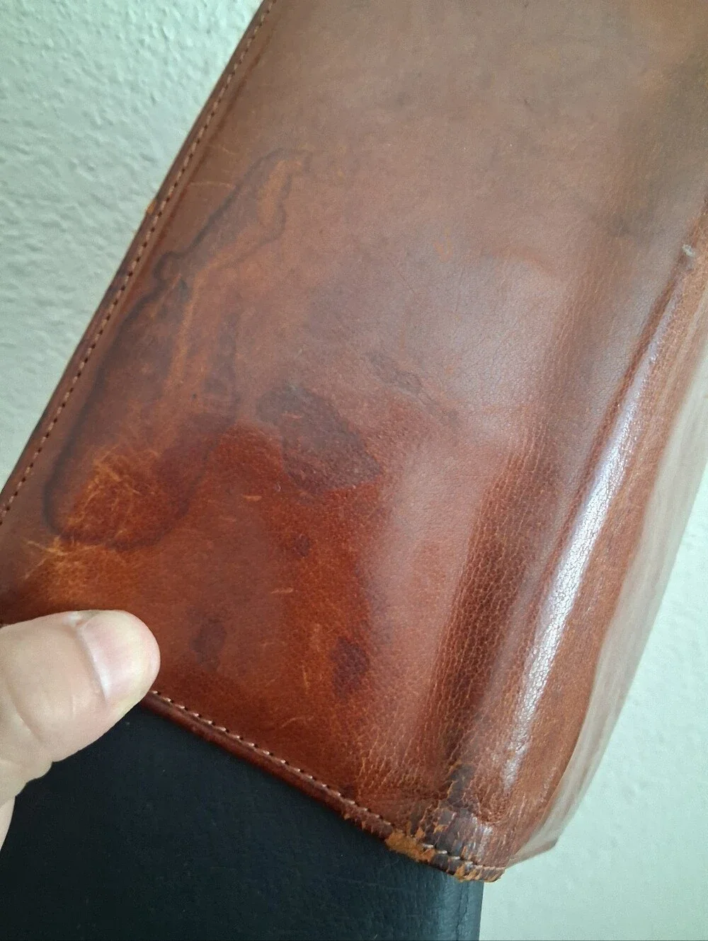 2 Piece Vintage Coach Mens Breast Wallet (Project Bundle) Please See Pics